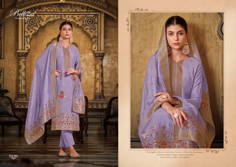 Belliza Saanvi Vol 2 Viscose Embroidered Dress Material Collection